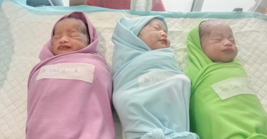 Kali Pertama di RSUD Zapa, Seorang Ibu Melahirkan Bayi Kembar Tiga