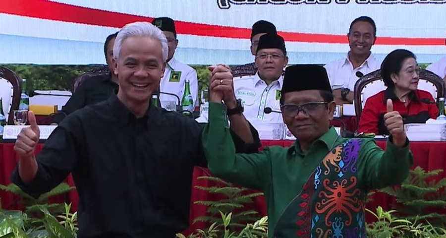 Mahfud Md Resmi Didaulat Dampingi Ganjar Pranowo Pada Pilpres 2024