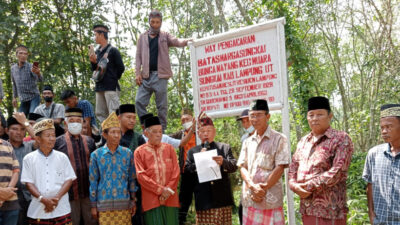 Konflik Tapal Batas Lampura -Tubaba, Ketua IKAPA Meminta Pemerintah Segera Tuntaskan