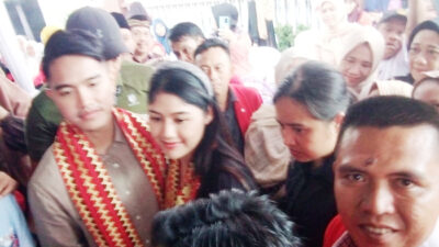 Kaesang Sambangi-Resmikan Markas Bara-JP Lampung, Prabowo-Gibran Dalam Satu Putaran