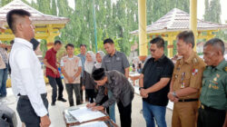 163 Pengawas TPS se-Kotabumi Dilantik, PTPS Menjadi Ujung Tobak Pengawasan Pemilu