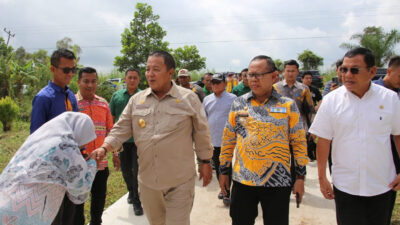 Gubernur Lampung Kunjungi Mesuji Pastikan Jalan Provinsi Mulus