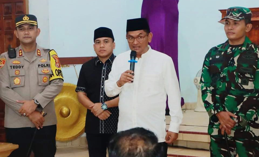 Pantau Perayaan Hari Paska, Pj Bupati Lampura : Semoga Dapat Memberi Keberkahan