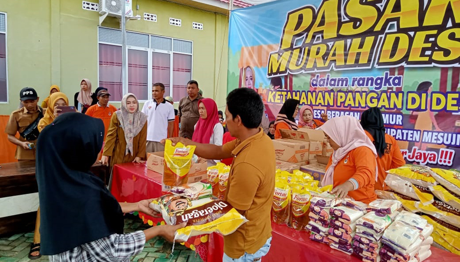 Ringankan Beban Warganya di Bulan Ramadhan, Pemdes Berabasan Makmur Gelar Pasmur