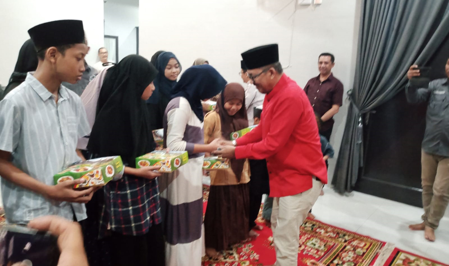 Tempati Kantor Baru, DPD PJS Sumut Santuni Anak Yatim dan Buka Puasa Bersama