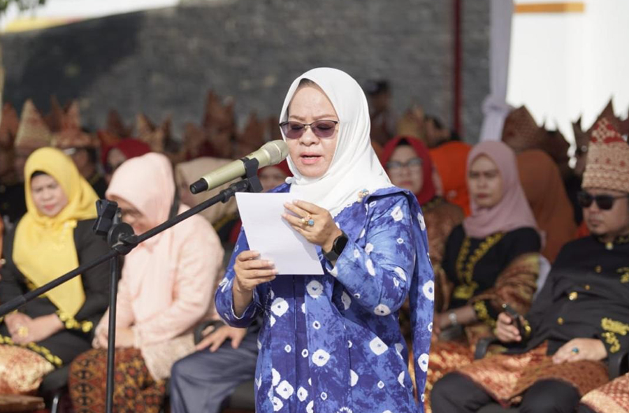 Ketua DPRD Mesuji Hadiri HUT Lampung ke-60 Tahun, Bacakan Sejarah Berdirinya Provinsi Lampung