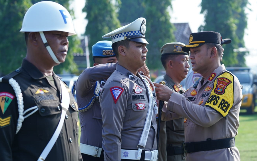 Amankan Idul Fitri 1445 H, Polres Lampura Dirikan Empatr Pos Pengamanan