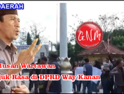 Ulah Omongan Oknum Anggota DPRD, Ratusan Wartawan Gruduk DPRD