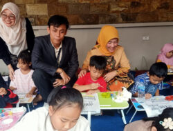 Sambut Hari Anak, Cafe Kiyo Time Kotabumi Gelar Lomba Mewarnai