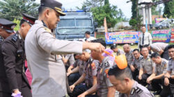 Peringatan HUT Bhayangkara, 39 Personel Polres Lampung Utara Naik Pangkat
