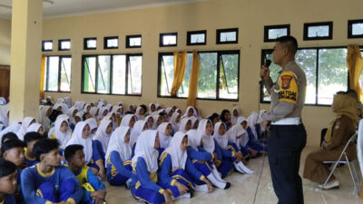Ops Krakatau, Satlantas Polres Mesuji Lakukan Binluh ke Pelajar