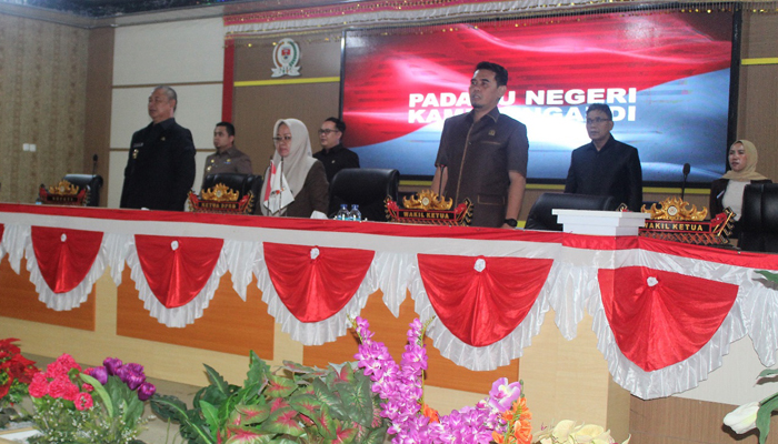DPRD Mesuji Gelar Rapat Paripurna Raperda Perubahan Nomor 6