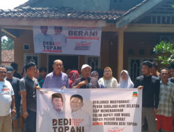 Warga Pekon Sukajadi Dklarasi Dukung Dedi Irawan Sebagi Bupati Pesibar