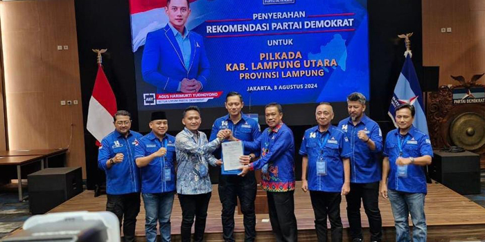 Balonbup Lampura, Demokrat Berikan Rekomendasi Ke Ardian-Sopyan