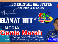 Pemda Lampura Mengucapkan Selamat HUT ke 8 Media Genta Merah