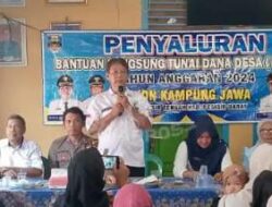 Pekon Kampung Jawa Berikan BLT DD Untuk 50 KPM