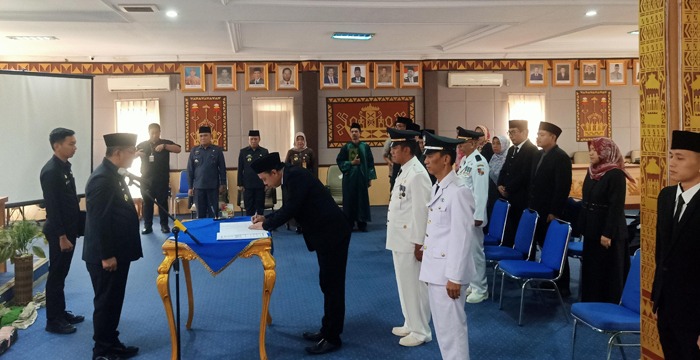 Tujuh Bulan Menjabat Pj Bupati Lampura, Aswarodi Merombak dan Rotasi Puluhan Kabinetnya