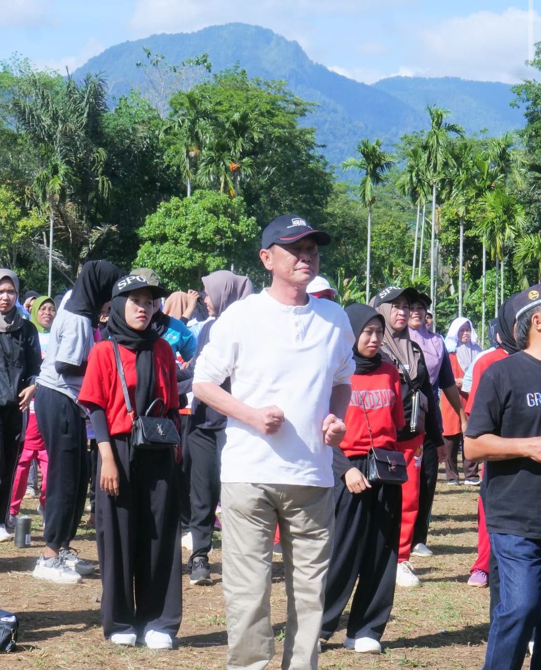 Wabup Waykanan Ajak Masyarakat Jadikan Senam Sehat Sebagai Rutinitas