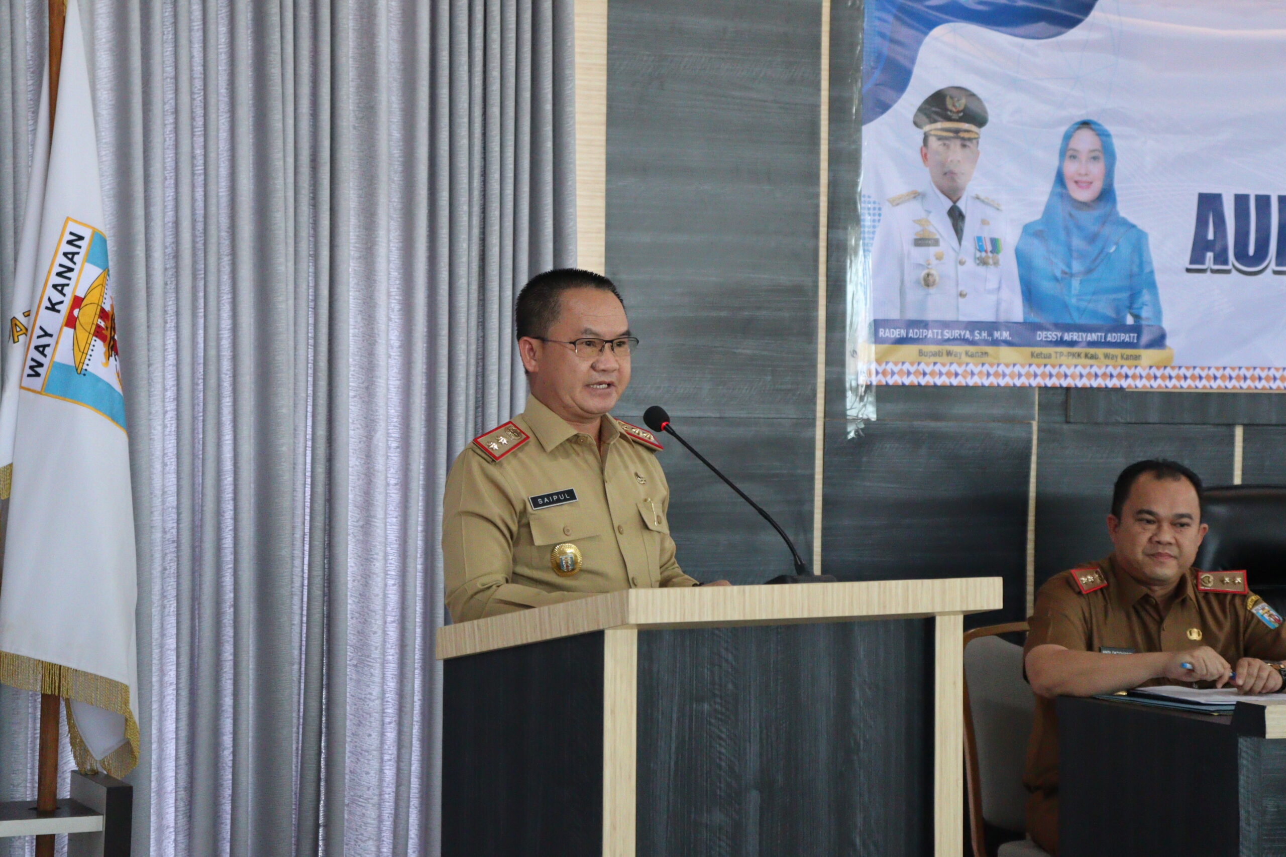 Buka Giat Desiminasi Audit Kasus Stunting, Sekda Waykanan : Butuh Perhatian Bersama
