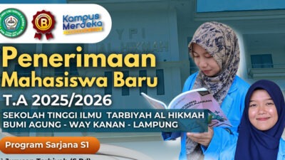 Mau S1 dan S2, Sekolah Saja di STIT Al Hikmah Waykanan