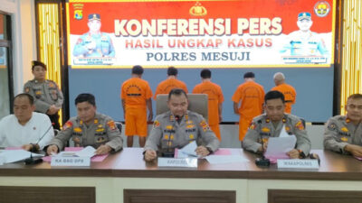 Pencurian Buah Sawit, Polres Mesuji Ringkus Lima Tersangka