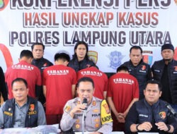 Empat Pelaku Pencurian & Pemerkosaan Di Amankan Polisi Lampura