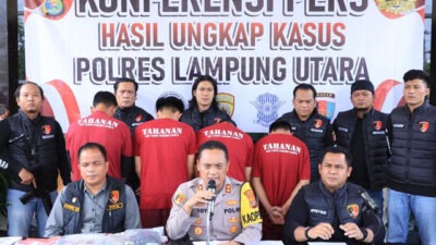 Empat Pelaku Pencurian & Pemerkosaan Di Amankan Polisi Lampura