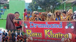 Sambut Ramadhan, Drumband “Ratu Khaira” SDN 03 Argomulyo Pawai Perdana
