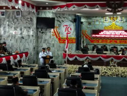 DPRD Lampura Gelar Paripurna Penyampaian Visi-Misinya Kepala Daerah