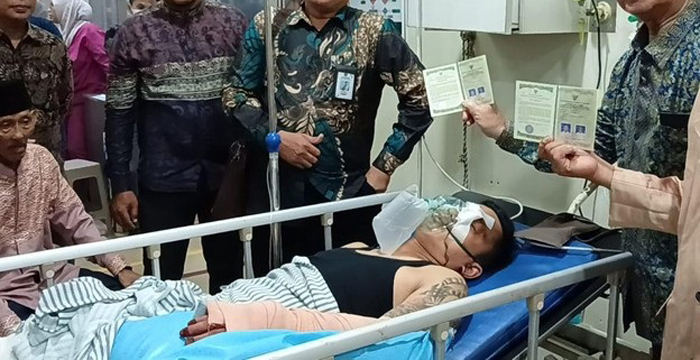 Pengantin Pria Dibacok di Palembang, Kahirnya Gelar Akad Nikah di Rumah Sakit
