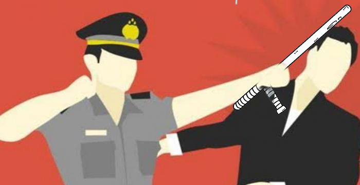 Tanpa Sebab, Seorang Warga di Gorontalo Dipukul Polisi Hingga Berdarah