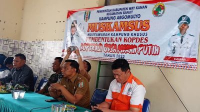 Muskamsus, Kampung Argomulyo Bantuk Koperasi Merah Putih