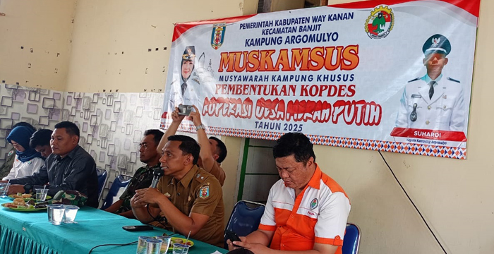 Muskamsus, Kampung Argomulyo Bantuk Koperasi Merah Putih