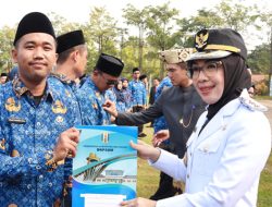 Plt Bupati WayKanan Serahkan SK CPNS Dan Dorong Produktivitas Pertanian