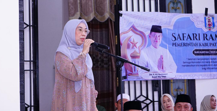 Plt. Bupati Waykanan Hadiri Silaturahmi Ramadhan di Negeri Besar