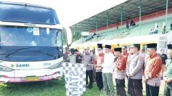 Pemkab Lampung Utara Lepas 47 Jemaah Haji Kloter 2 Tahun 2025