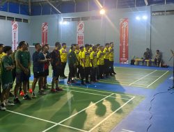 HUT ke-79 Bhayangkara, Polres Waykanan Gelar Turnamen Bulutangkis TMSB