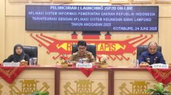 Bupati Lampura Luncurkan SP2D Online, Dana Cair Kini Tak Pakai Lama