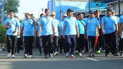 Peringatati HUT ke-79, Pemkab Lampura Gelar Jalan Sehat- Layanan Kesehatan Gratis