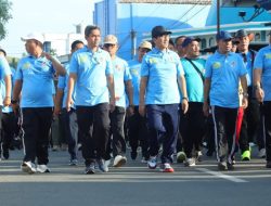 Peringati HUT ke-79, Pemkab Lampura Gelar Jalan Sehat- Layanan Kesehatan Gratis