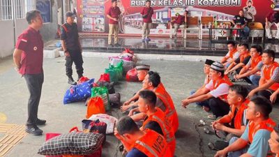 Rutan Kotabumi Bersih-Bersih! 163 Napi Diboyong, Ada Yang Terlibat Love Scam & Narkoba