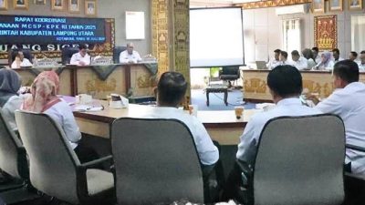 Bupati Lampura Tegaskan Komitmen Cegah Korupsi, Seluruh OPD Diminta Taat MCP KPK!