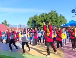 SMAN 01 Banjit Ajak Siswanya Senam Bersama, Adab Sopan Santun Berhasil Diterapkan