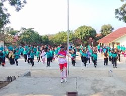 SMK Negeri 1 Banjit Gelar Senam Perdana, Semangat Siswa Bikin Instruktur Terpukau
