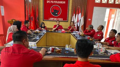 23 PAC PDIP Lampung Utara Kompak! Sudin Sapu Bersih Dukungan Ketua DPD 2025–2030