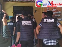Mencekam, Tim Tipidkor Polres Geledah Kantor BPBD Lampung Utara