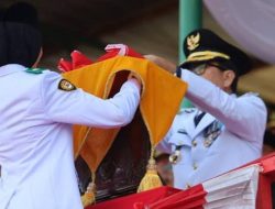 Merah Putih Berkibar, Stadion Sukung Kotabumi Bergemuruh di HUT RI ke-80