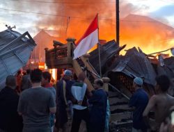 5 Rumah Hangus di Ogan Ilir, Warga Teriak Histeris Saat Api Menggila