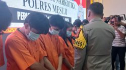13 Tersangka Narkoba Mesuji Dibekuk, Ada IRT dan Pasutri