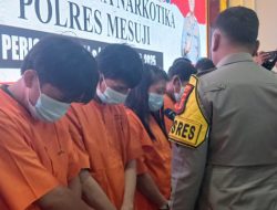 13 Tersangka Narkoba Mesuji Dibekuk, Ada IRT dan Pasutri